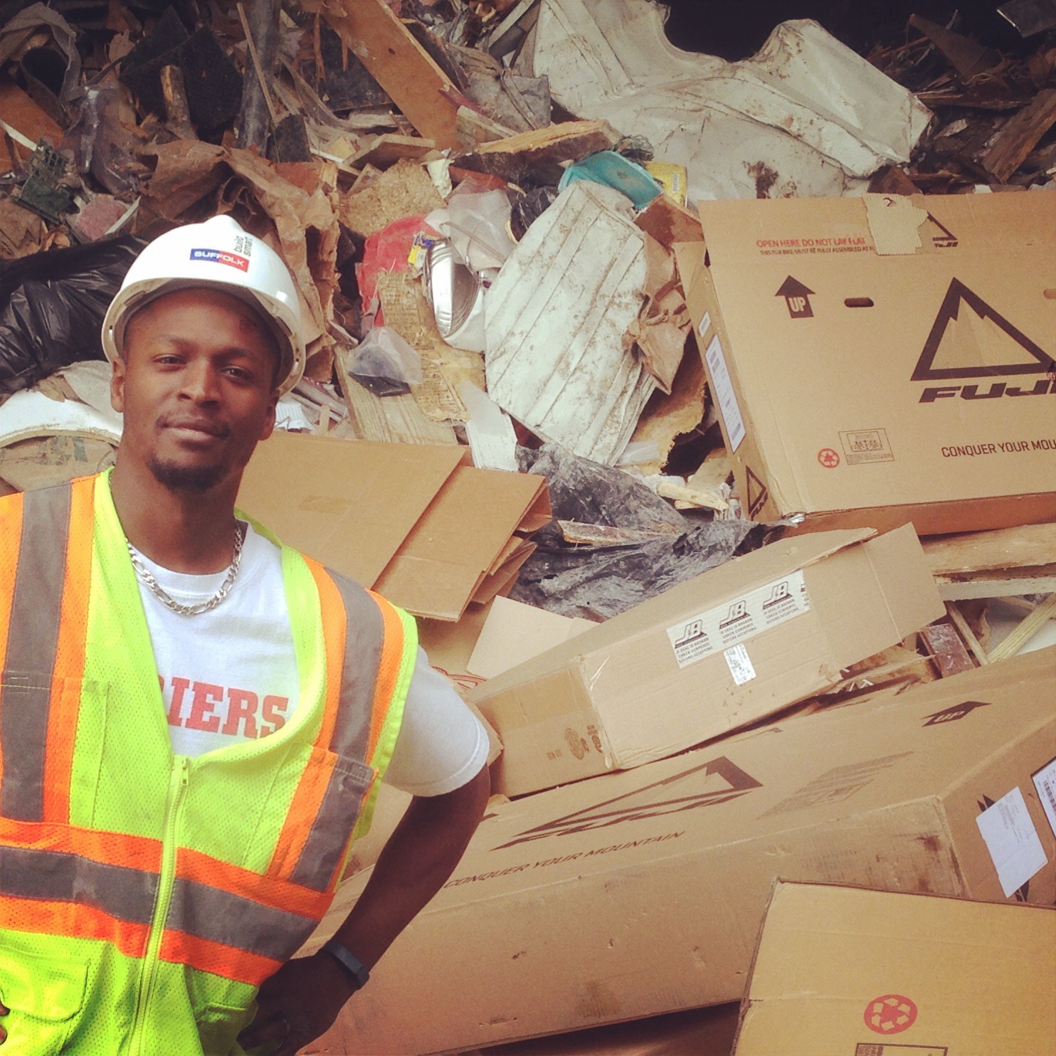 LeRoy Watkins at the Boston dump